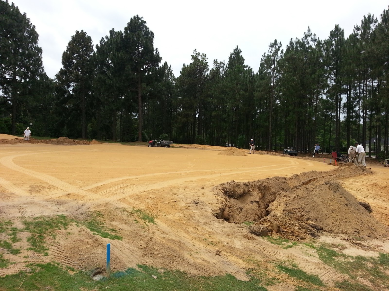 Forest Creek Golf Course Maintenance Chipping Green Renovation