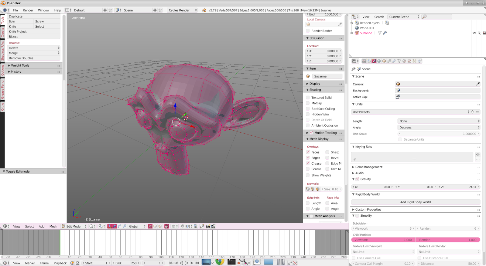 Small Blender Things Blender Slightly Pink Theme