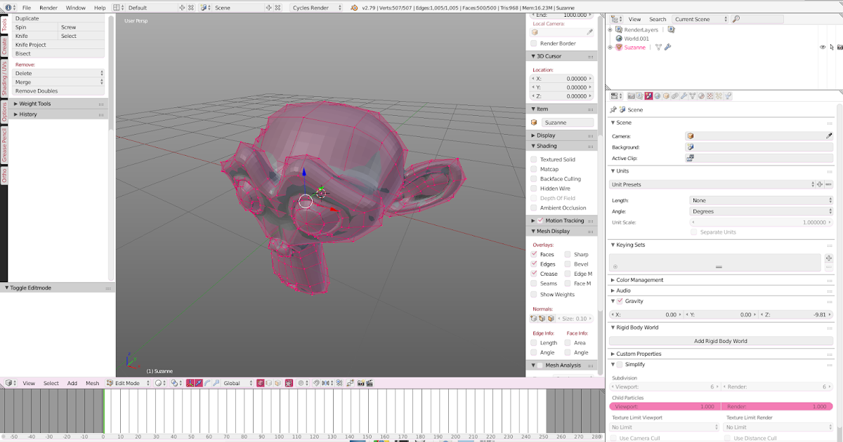 Small Blender Things Blender Slightly Pink Theme