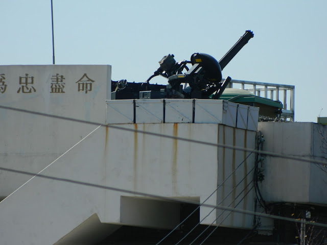 Machine Gun and security on Mount Inwangsan