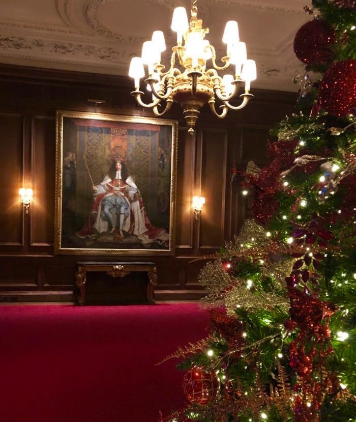 Queens of England All the Queen's Christmas Trees Holyroodhouse Palace