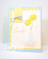 Watercolored Thanks-designed by Lori Tecler/Inking Aloud-stamps from Paper Smooches