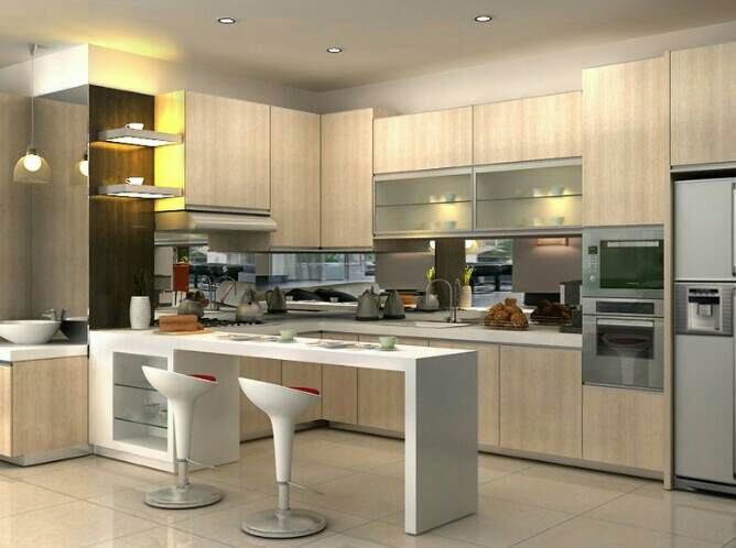 Contoh Desain Kitchen Set  Minimalis Modern 2021 2021
