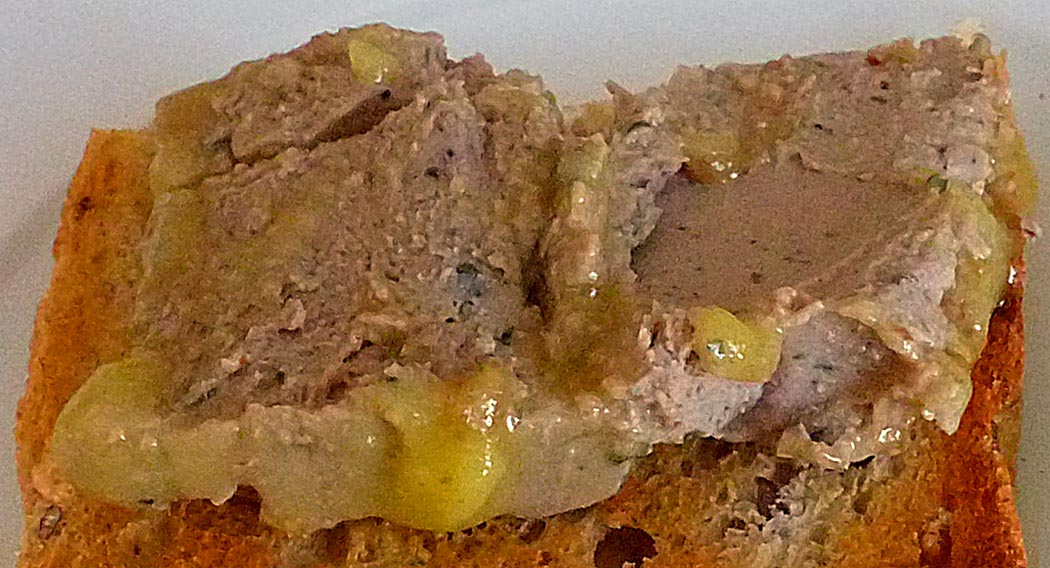 Living the life in SaintAignan Mousse de foie de lapin