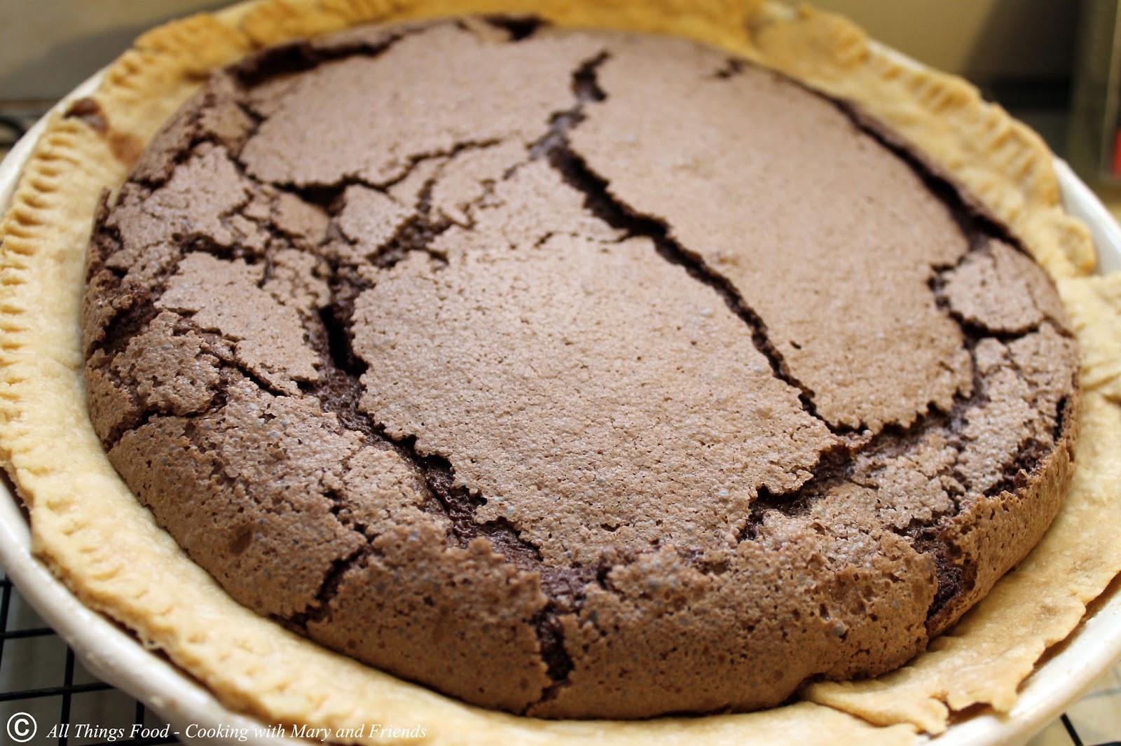 Cooking With Mary and Friends Chocolate Chess Pie