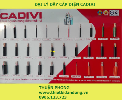Đại lý dây cáp điện Cadivi tại Tây Ninh 100% giá gốc