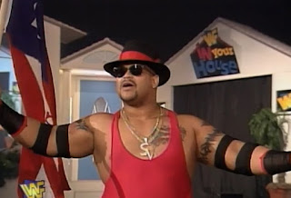 WWE / WWF - Ground Zero: In Your House 17 - Savio Vega faced Crush and Farooq in a triple threat match