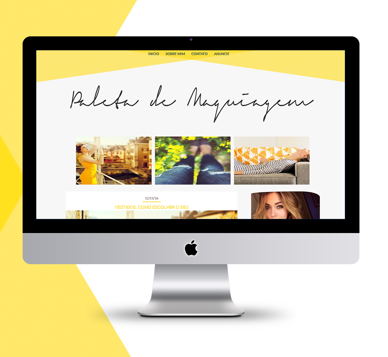 5 novos layouts free para blogger Layout free paleta de maquiagem