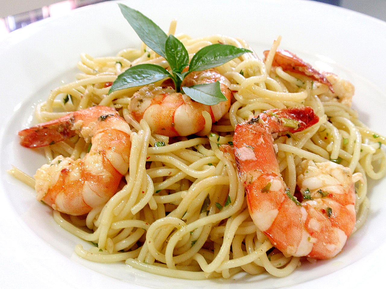 Recipe Spaghetti Aglio Olio Seafood