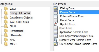 Contoh Program Java Netbeans - Perbedaan Class JFrameForm dan ...