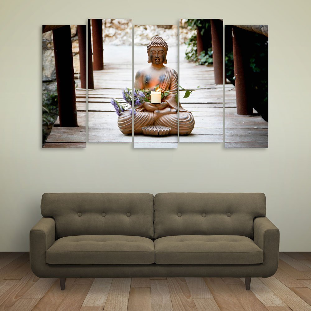 10 Amazing Buddha Wall Paintings to Decorate Your Home/Office