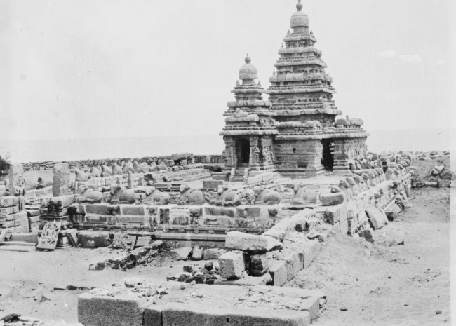One of Seven Pagodas of Mahabalipuram Early 1900's
