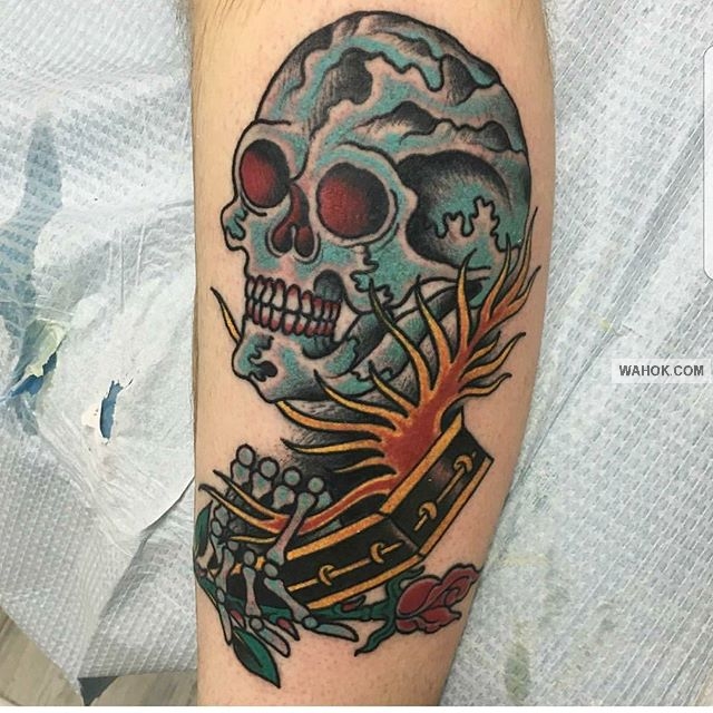 Gambar Tato 3D Keren Tengkorak Terbaru Koleksi Foto Google, Tumblr, Pinterest,instagram