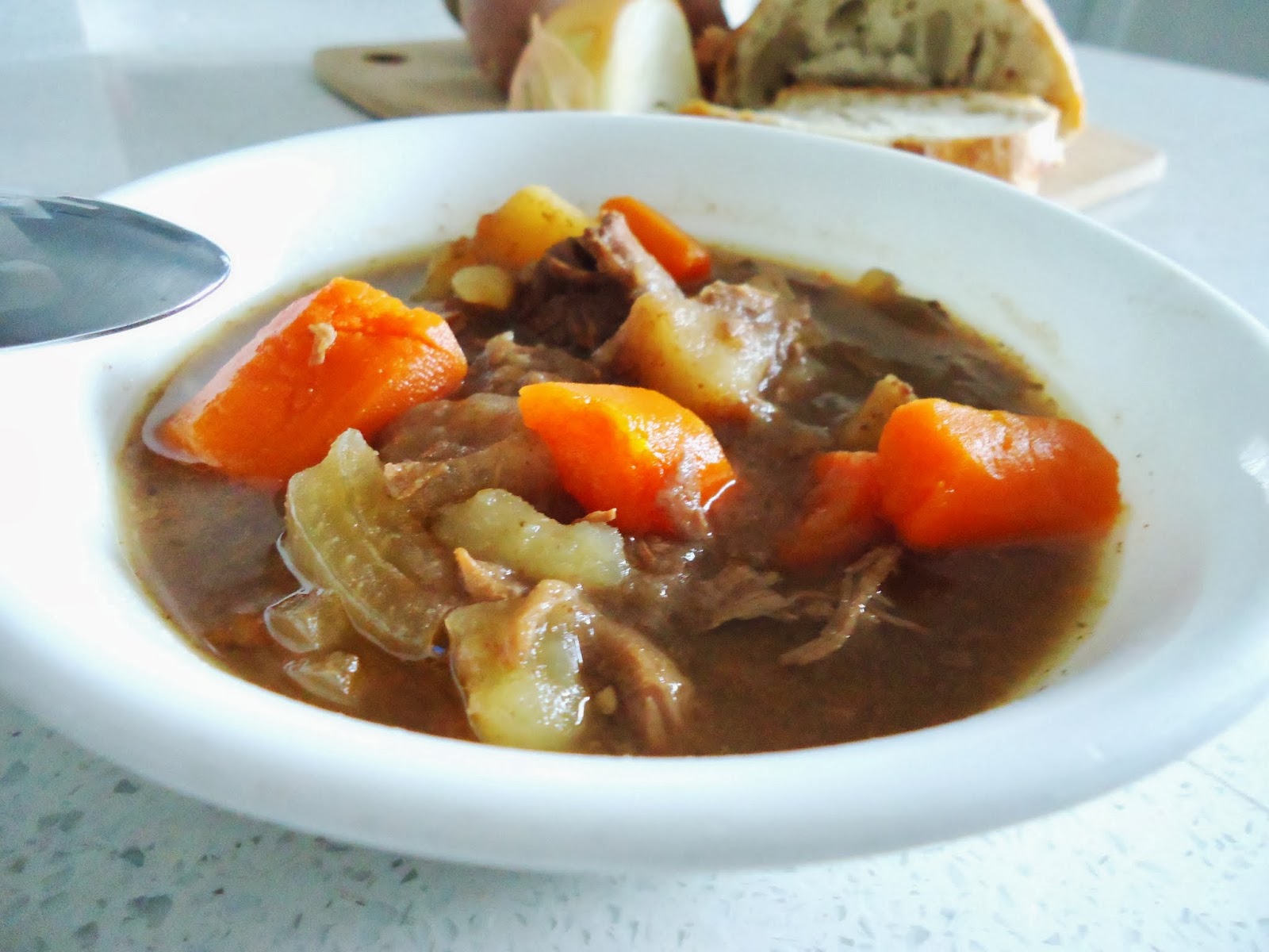 Foodie & Fabulous Slow Cooker Beef and Potato Soup