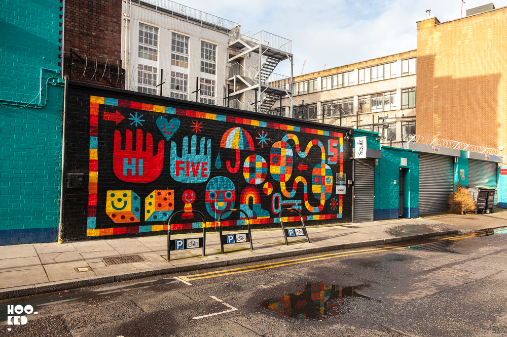 David Shillinglaw, Street Art Mural in London. Photo ©Hookedblog / Mark Rigney