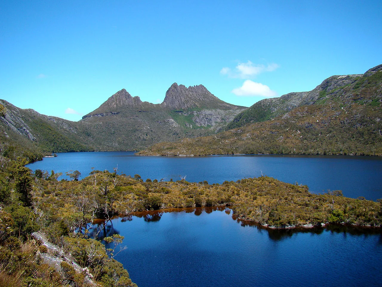 塔斯馬尼亞-西部-景點-推薦-搖籃山-旅遊-自由行-澳洲-Tasmania-Cradle Mountain-Lake-St-Clair-National-Park-Australia