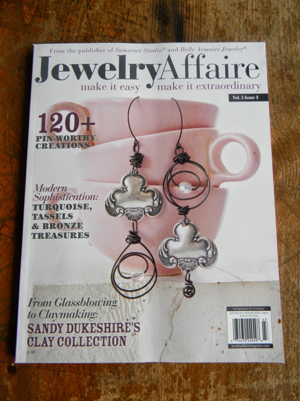 Artistic Endeavors 101 New Issue of Jewelry Affaire magazine