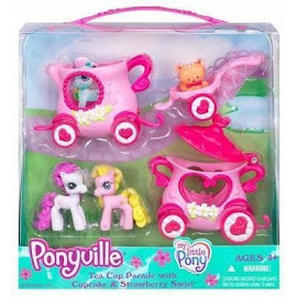 My Little Pony Cupcake Teacup Parade Accessory Playsets Ponyville Figure