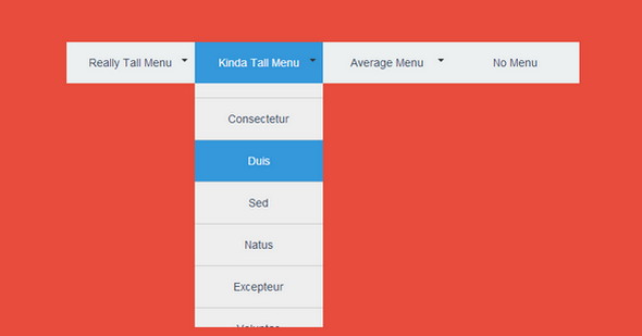 Html5 Drop Down Menu Template