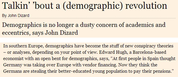 Talkin' bout a (demographic) revolution