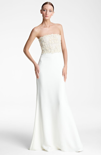 Brainy Mademoiselle: The Simple Strapless Gown