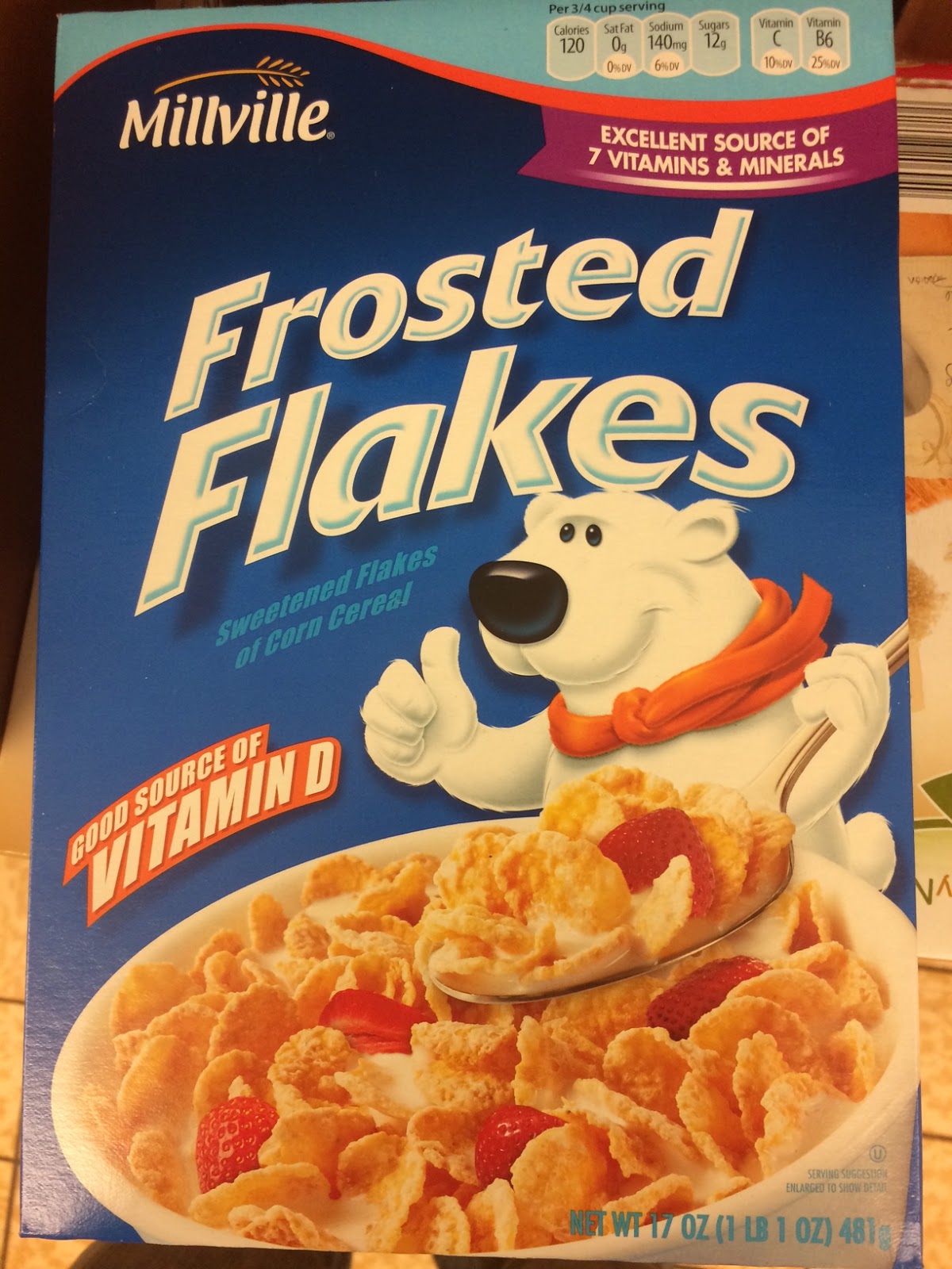 Millville Frosted Flakes Cereal (Aldi)