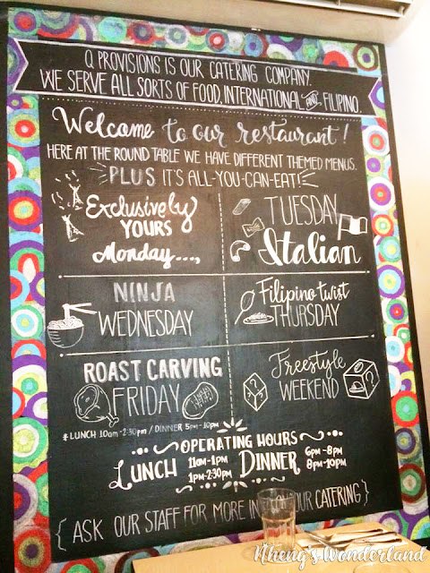 The Round Table:Everyday Themed Menus