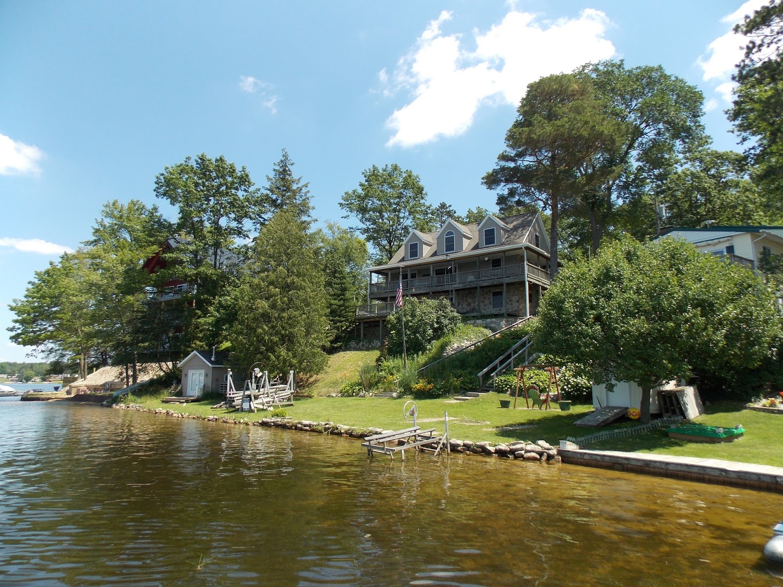 H2OME The Blog of Homewaters Real Estate Beautiful Crooked Lake Home