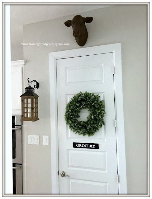 Fall Pumpkin Wreath-Fall-Kitchen-Farmhouse-From My Front Porch To Yours