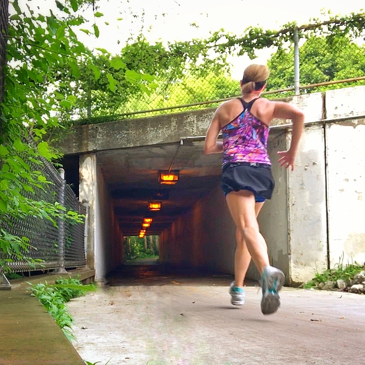 A tunnel photo from a run earlier this summer.