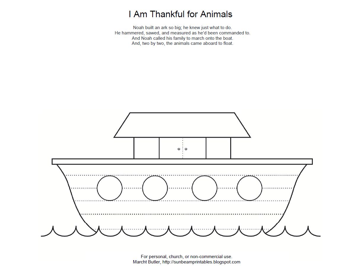 i am thankful for animals coloring pages - photo #6
