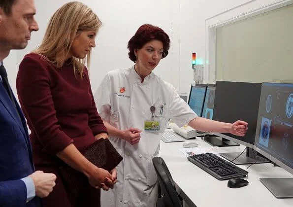 Queen Maxima visited the Department of Anatomy and Neurosciences at the VU University