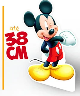 Centro de Mesa de Mickey para Imprimir Gratis.