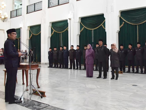 Inilah Posisi Baru 24 Pejabat Hasil Rotasi Gubernur Jawa Barat