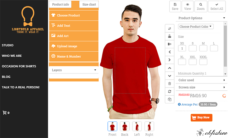 buy customised t shirts online