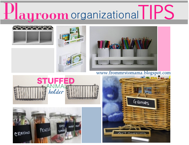 Playroom Organizational Tips
