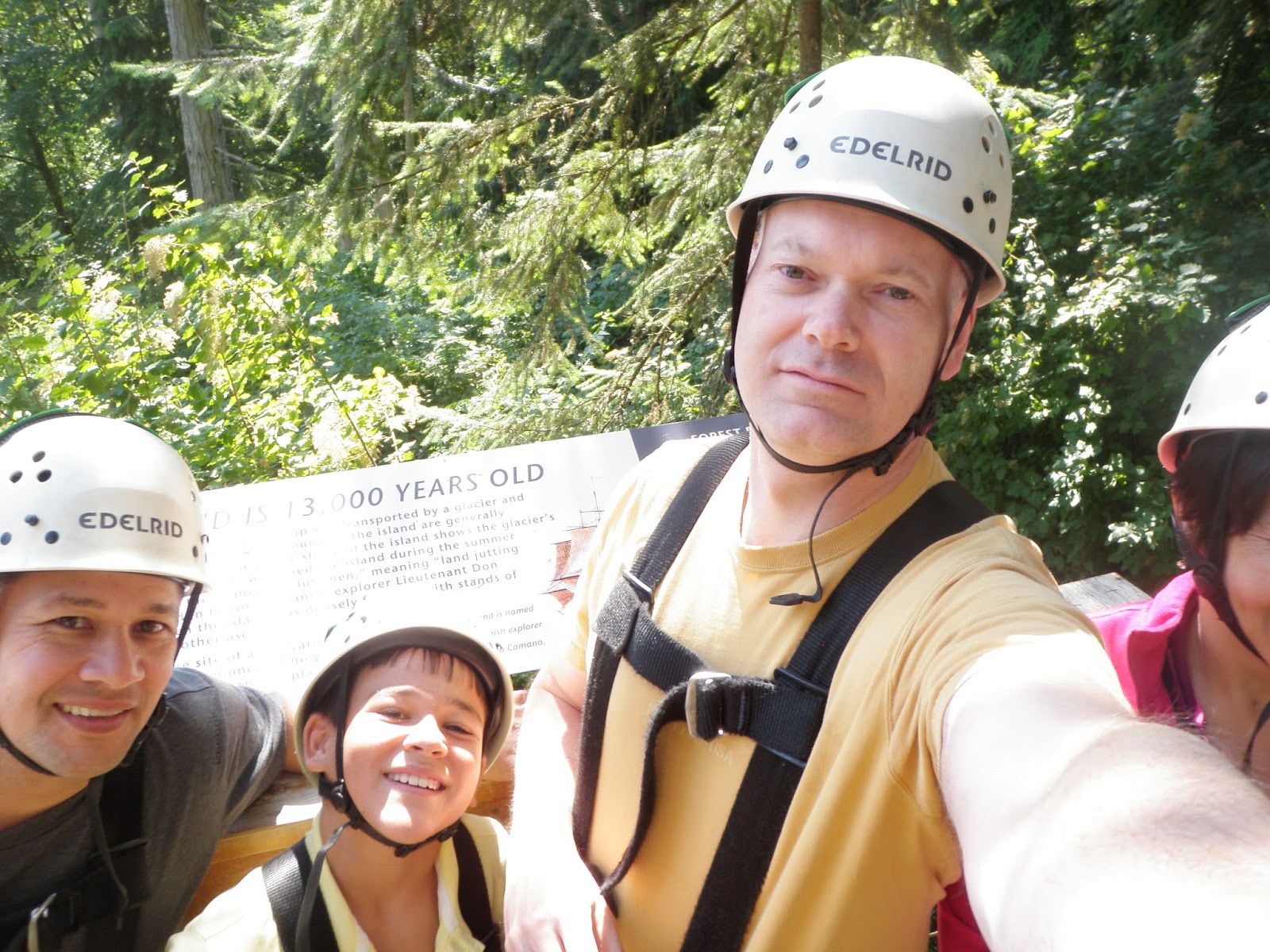 Our Washington Adventure Ziplining on Camano Island