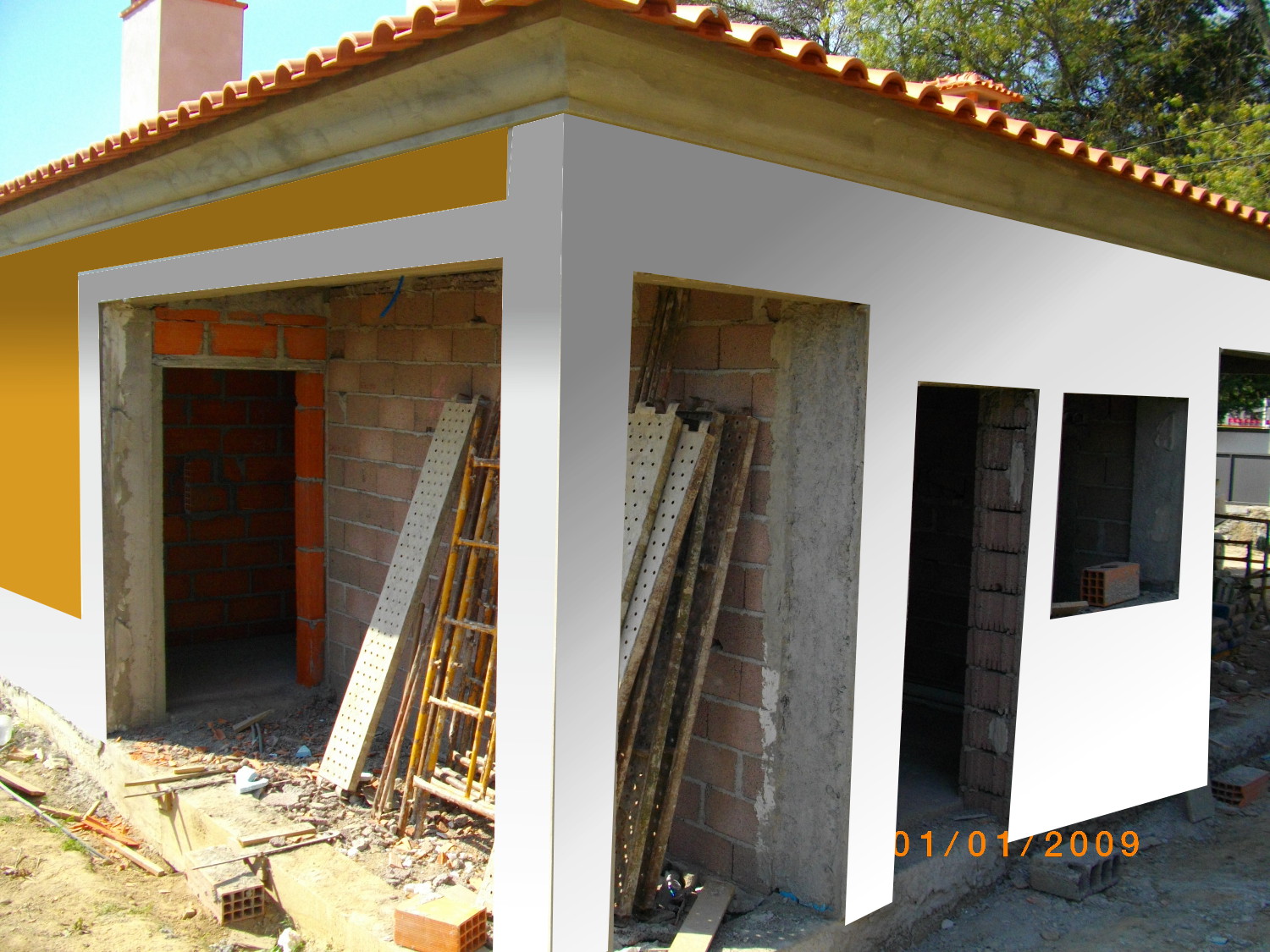 Diário da nossa casa: Pintura exterior (proyecto)