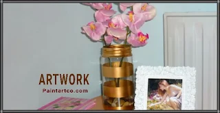 home-decorations-flower-vase-decoration-ideas-at-home اعمال يدوية منزلية سهلة بالصور كيف تصنع فازا موردن