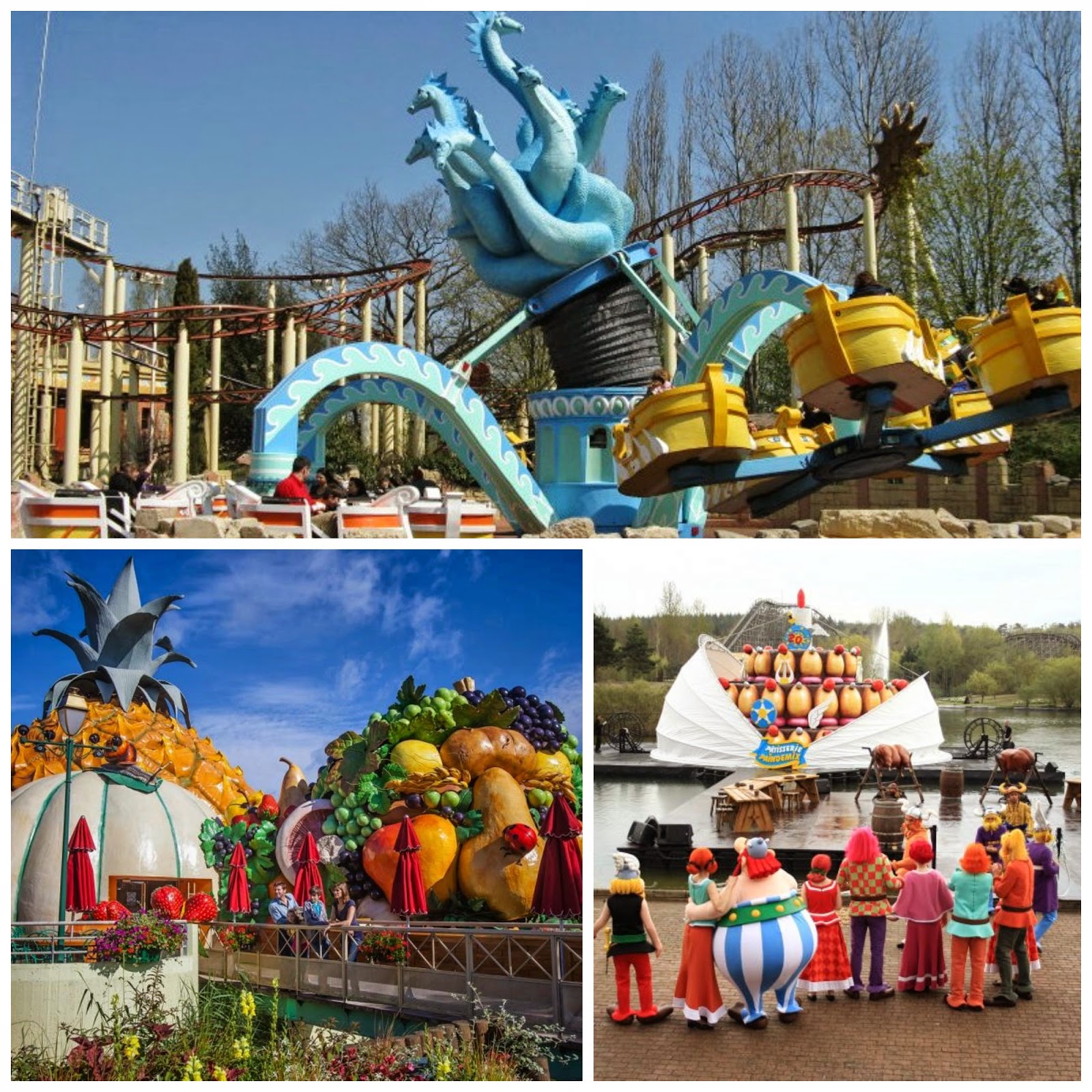 Paris-Europa : Parc Astérix - à Poucos km de Paris, França.