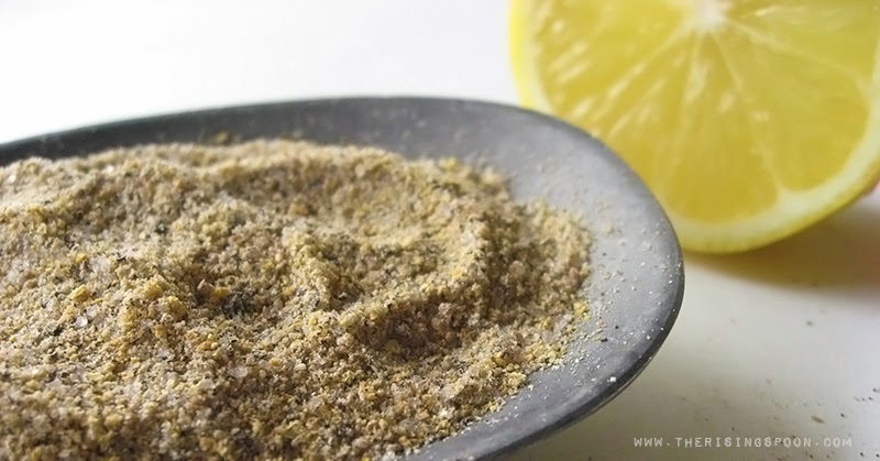 Homemade Lemon Pepper Seasoning (without sugar or additives)