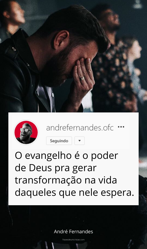 FRASES DE ANDRÉ FERNANDES