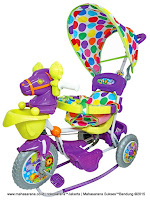 Sepeda Roda Tiga Royal RY9088CJ Baby Hors Kuda Jok Kain