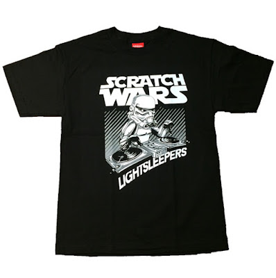 Star Wars: The Force Awakens Hip-Hop T-Shirts by Lightsleepers - “Scratch Wars”