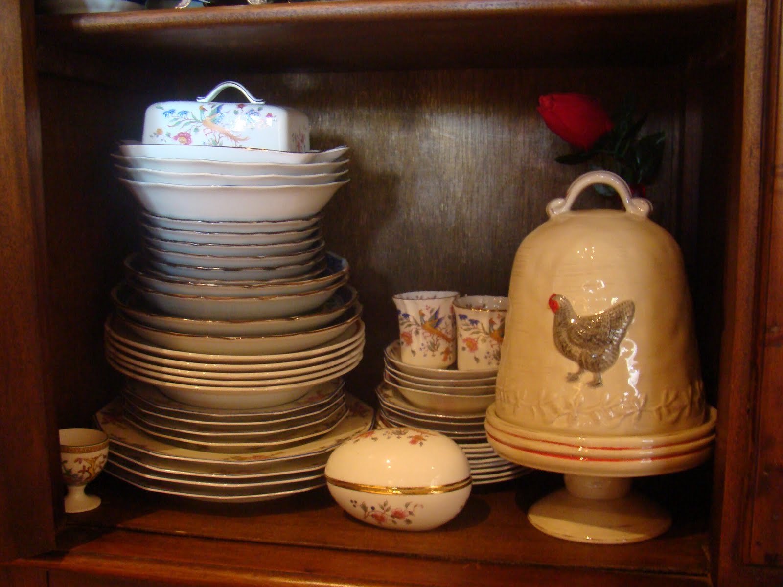 Christine's Home and Travel Adventures Rearranging Dishes in Kitchen