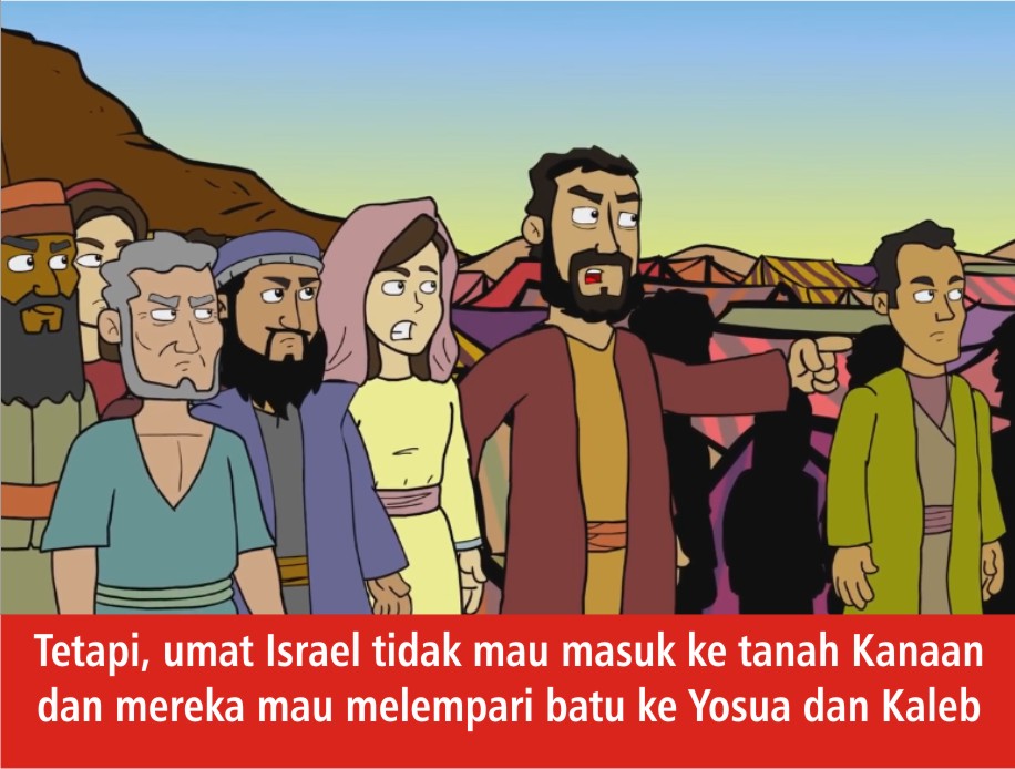 Komik Alkitab Anak: Dua Belas Pengintai