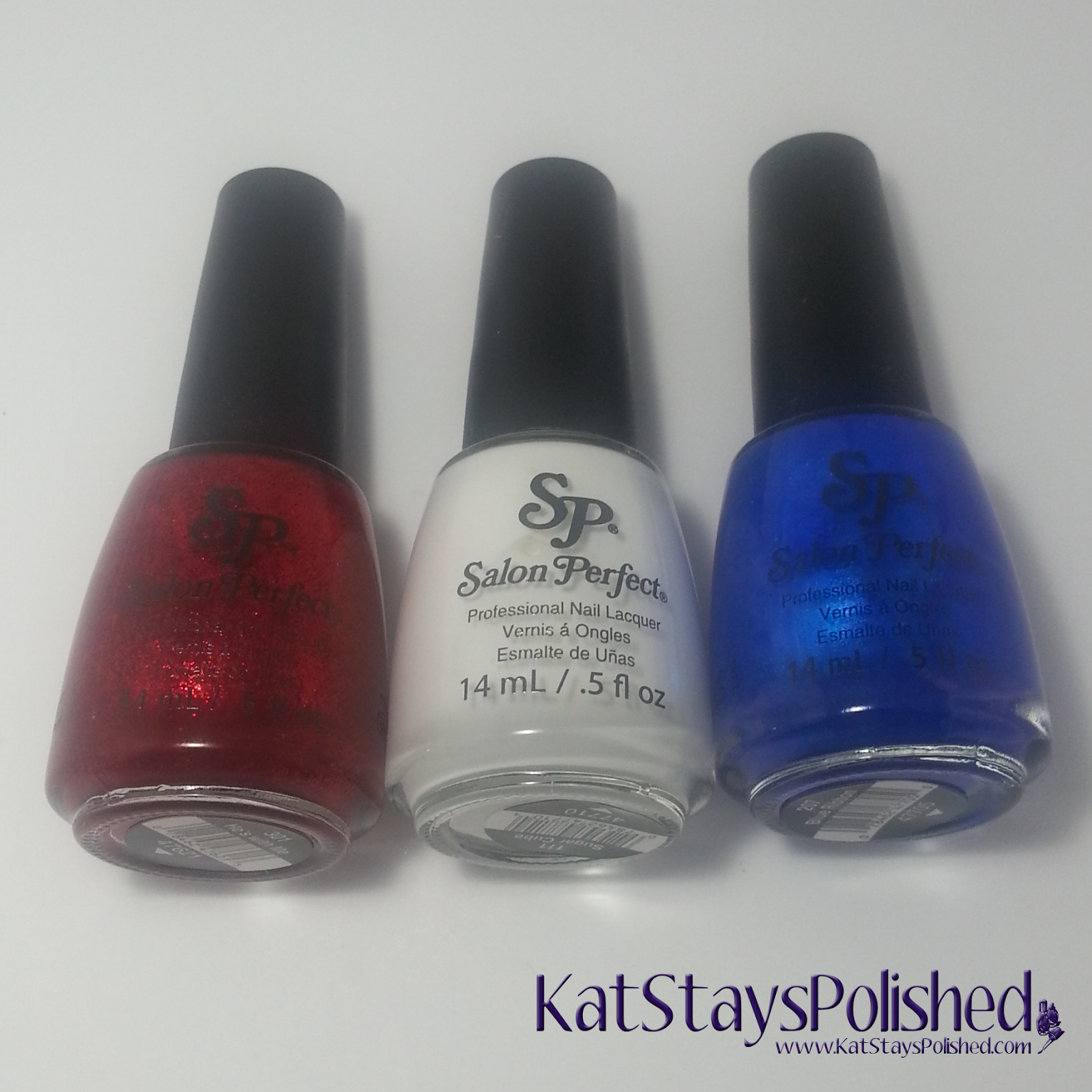 Salon Perfect - Paint the Town Red White and Blue | Kat Stays Polished