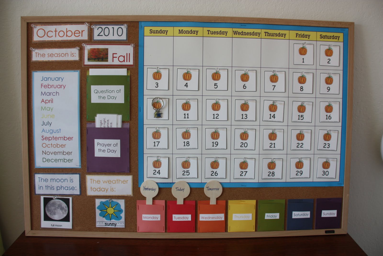 Gettin' Skooled Homemade Daily Schedule/Circle Time