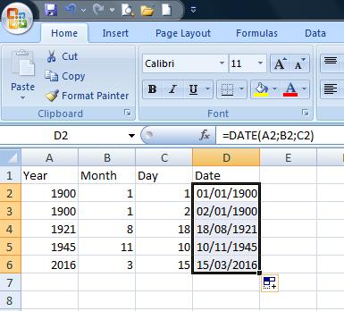 Mengenal Fungsi Day Month Year Dan Date Pada Microsoft Excel Teknologi Informasi
