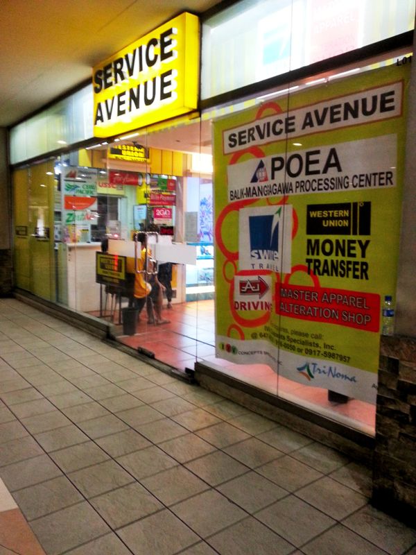 wandering can't go home: Dad's Review - New & stupid procedure for OEC at POEA, Trinoma Mall